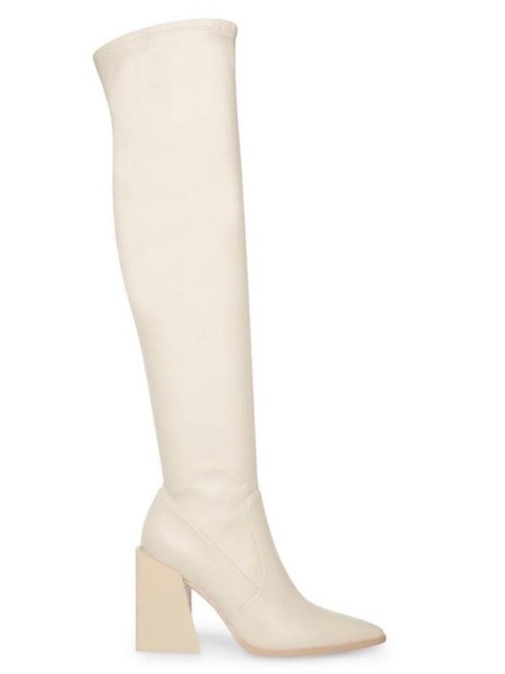 Steve Madden Tanzee Over the Knee Boots Size 9 Bone (white)